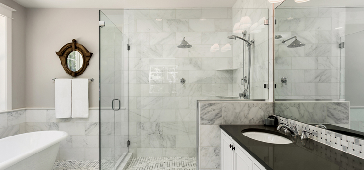 bathroom shower door installation in Cooper City